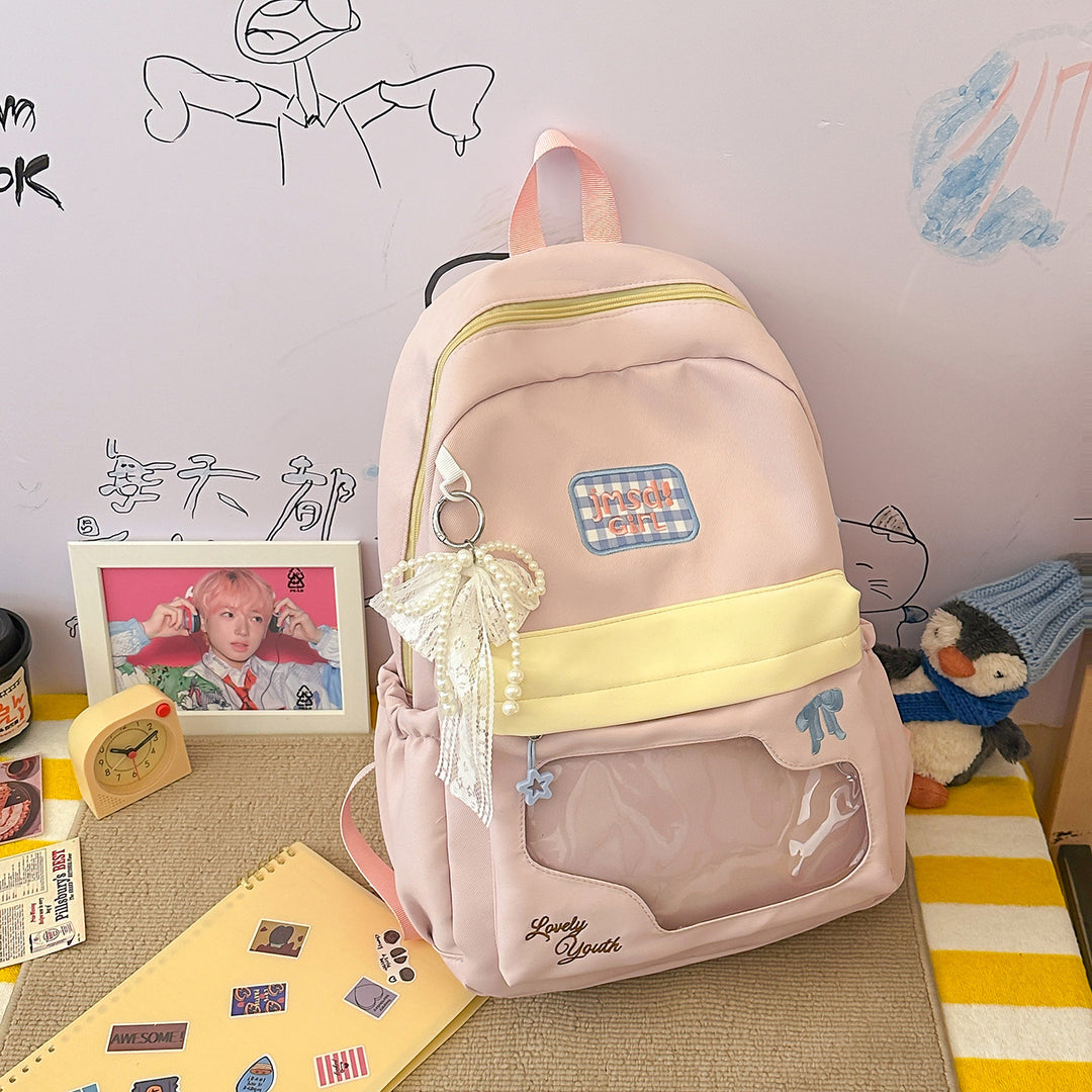 Cute Cartoon-Embellished Mini Backpack Kalsten