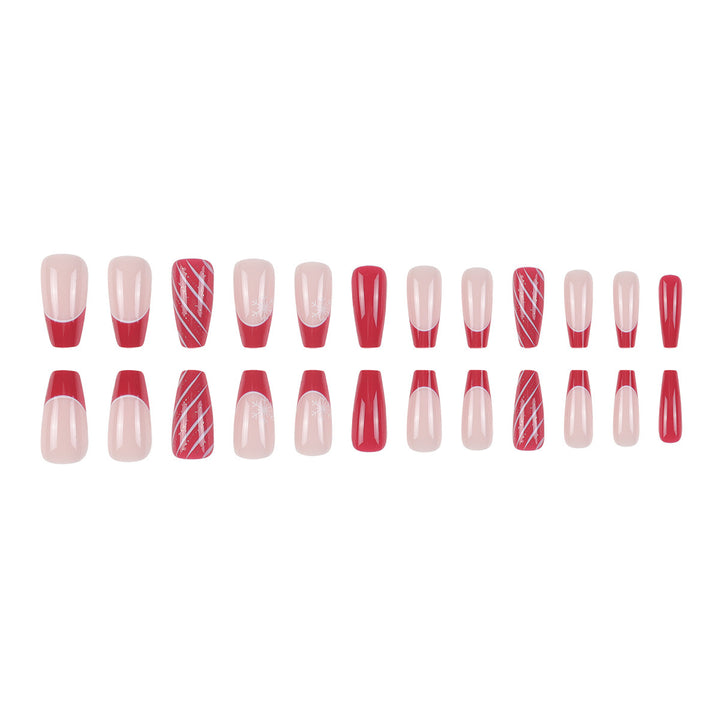 Long Elegant Press-On Nail Set Kalsten