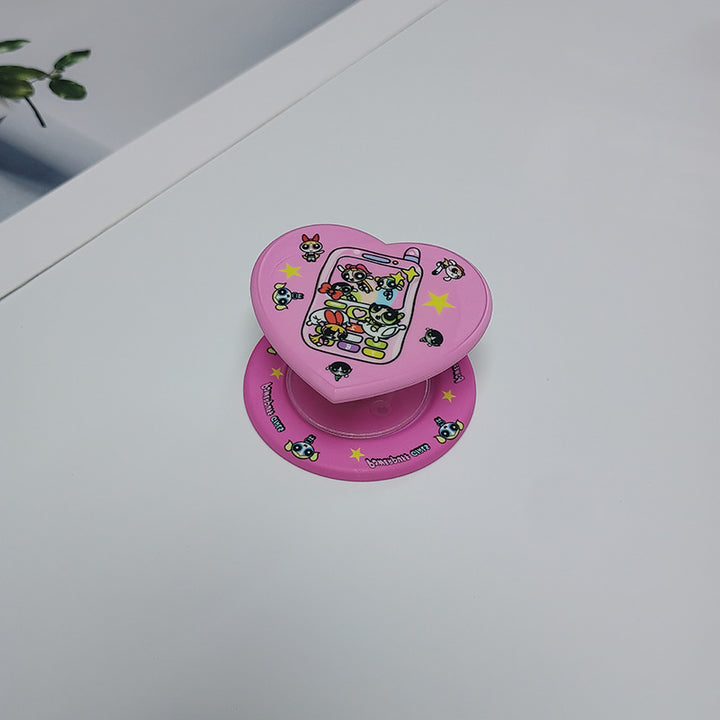 Heart-Shaped Character Phone Grip Kalsten