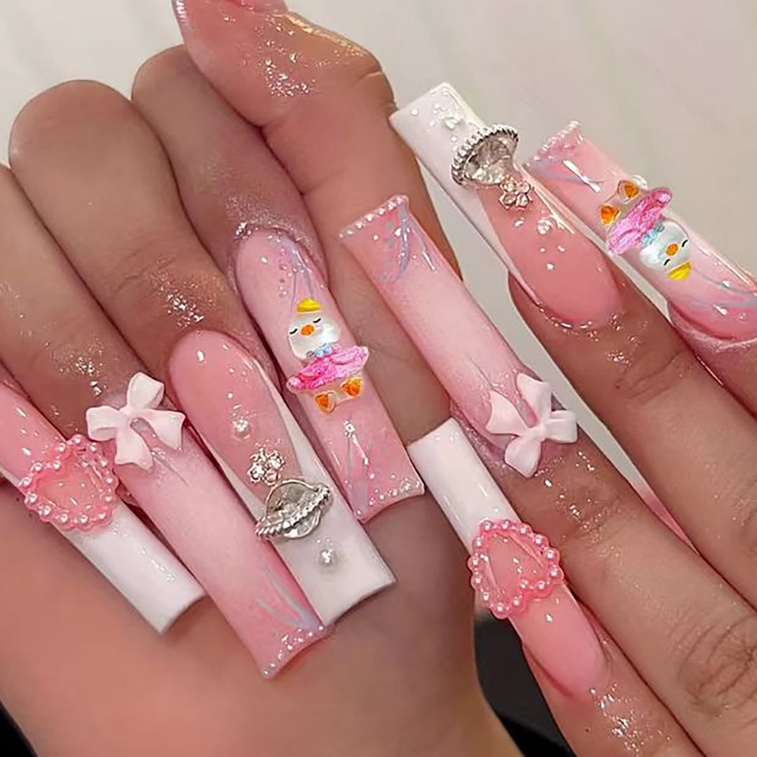 Decorative Press-On Nail Art Extensions Kalsten