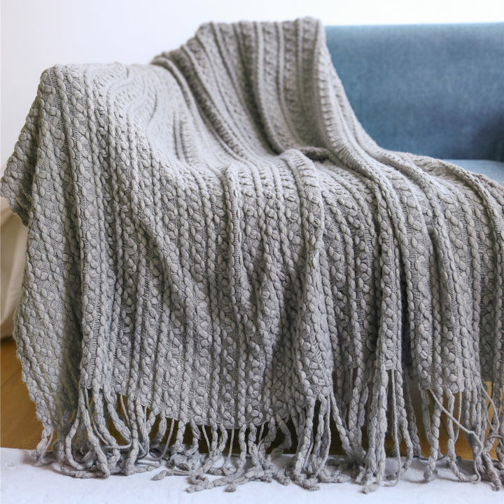 Textured Knit Scarf