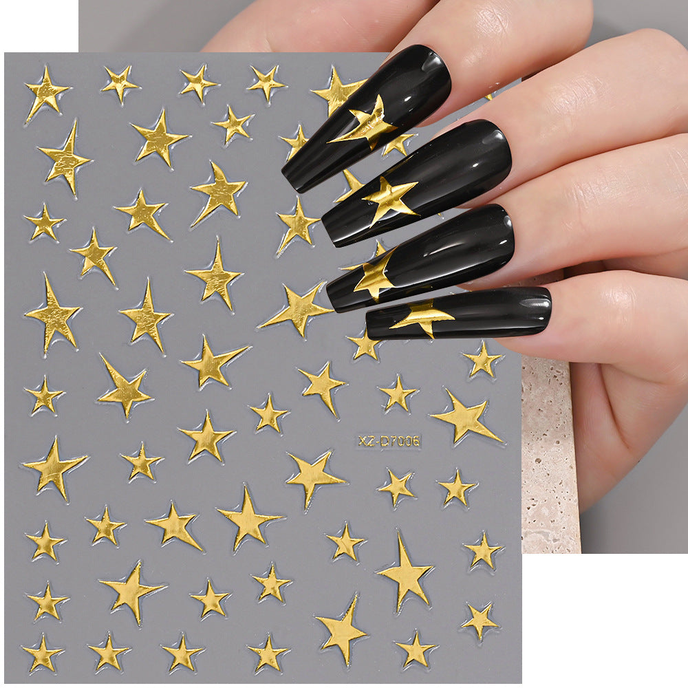 Floral Decorative Nail Art Stickers