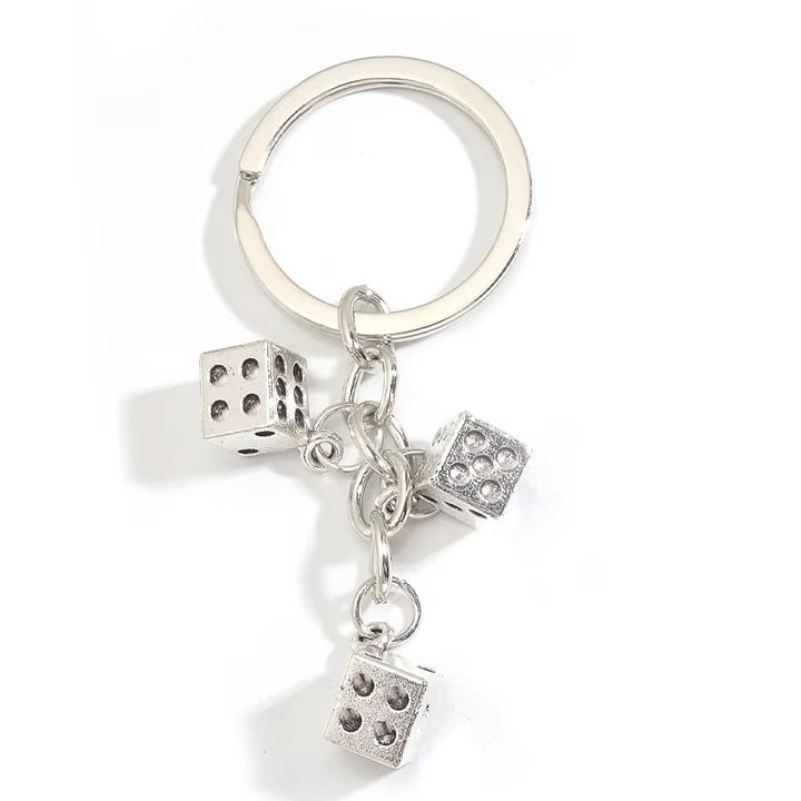 Dice-Inspired Charm Keychain Kalsten