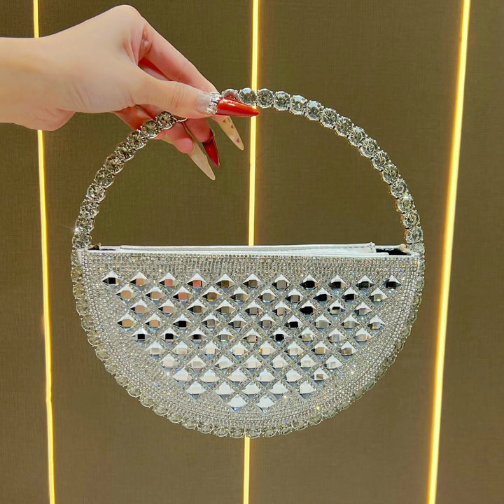 Rhinestone-Studded Clutch