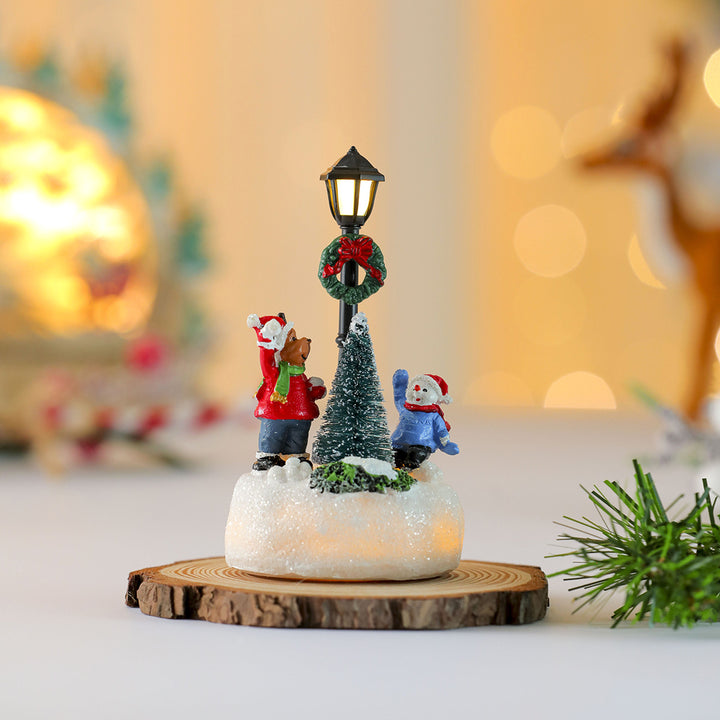 LED Light-Up Snowman Figurine Kalsten