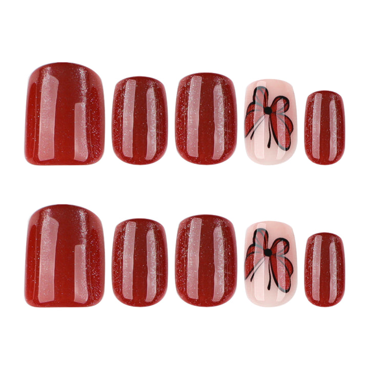 Artistic nail design with butterfly motifs Kalsten