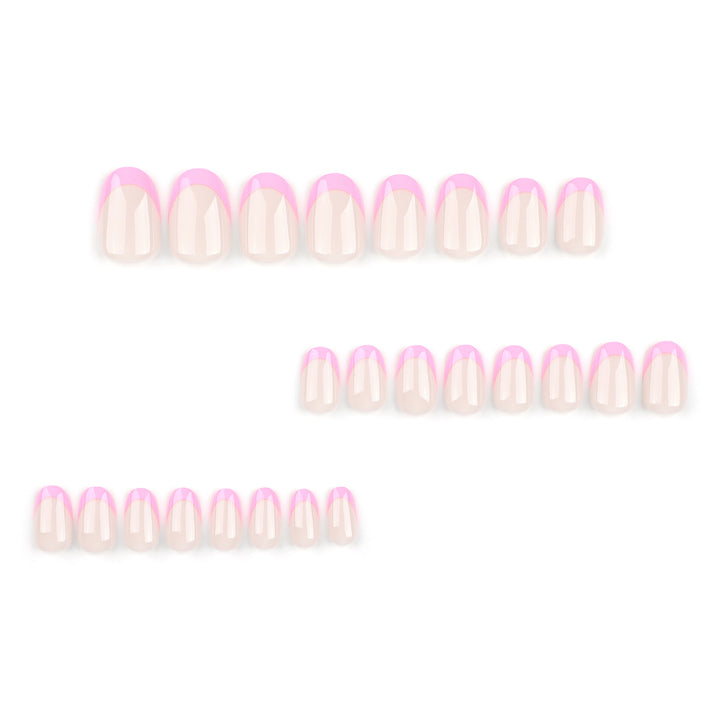 Artistic Nail Art with Gloss Finish and Elegant French Tip Kalsten