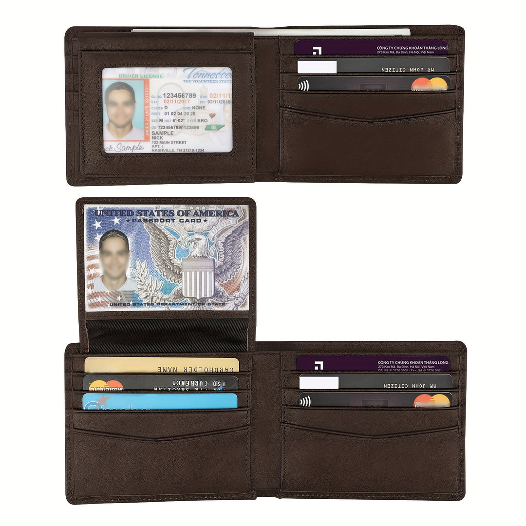 RFID-Blocking Leather Wallet Kalsten