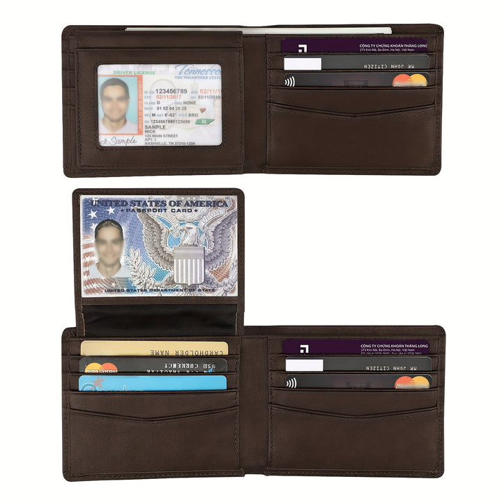 RFID-Blocking Leather Wallet Kalsten