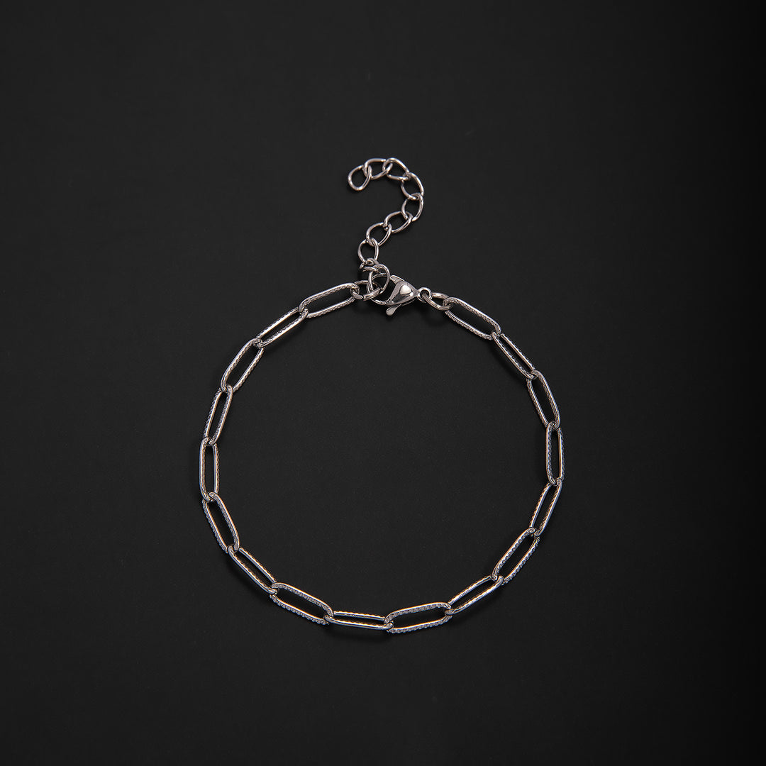 Textured Chain Link Bracelet Kalsten