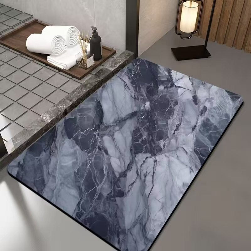 Luxurious Marble Design Bath Mat Kalsten