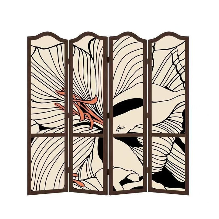 Flower Motif Room Divider Kalsten