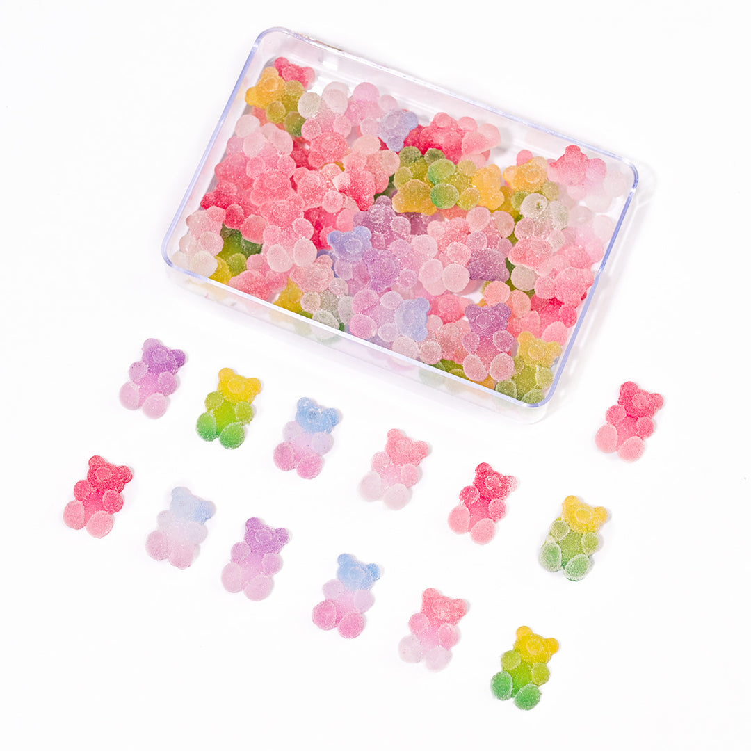 Cute Bear-Shaped Nail Art Charms