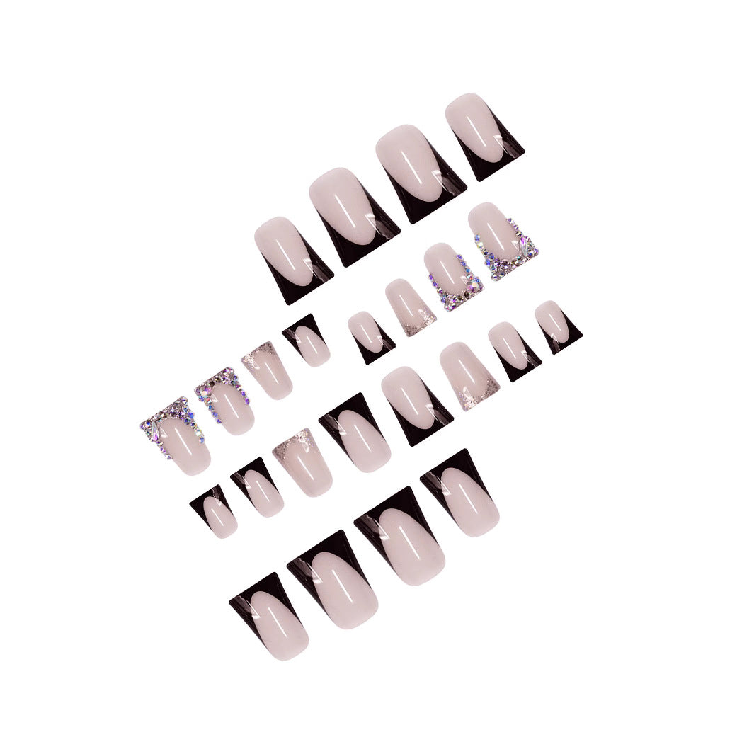 Glamorous Gem-Embellished Nail Enhancements Kalsten