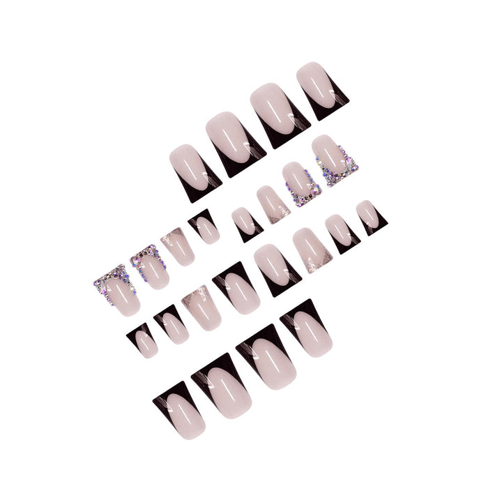 Glamorous Gem-Embellished Nail Enhancements Kalsten