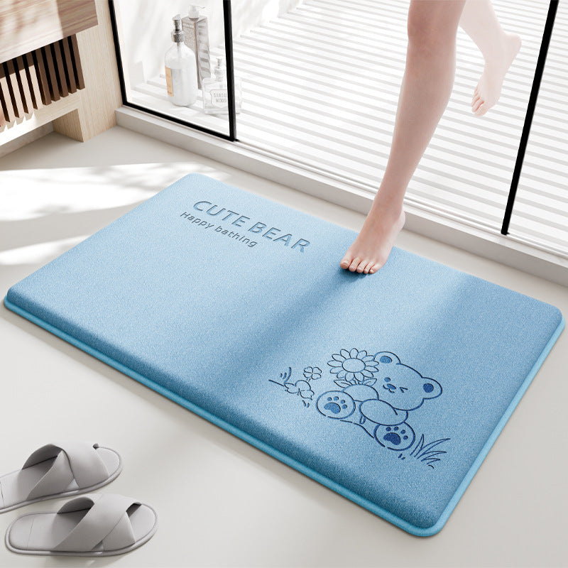 Adorable Cartoon Design Bath Mat Kalsten