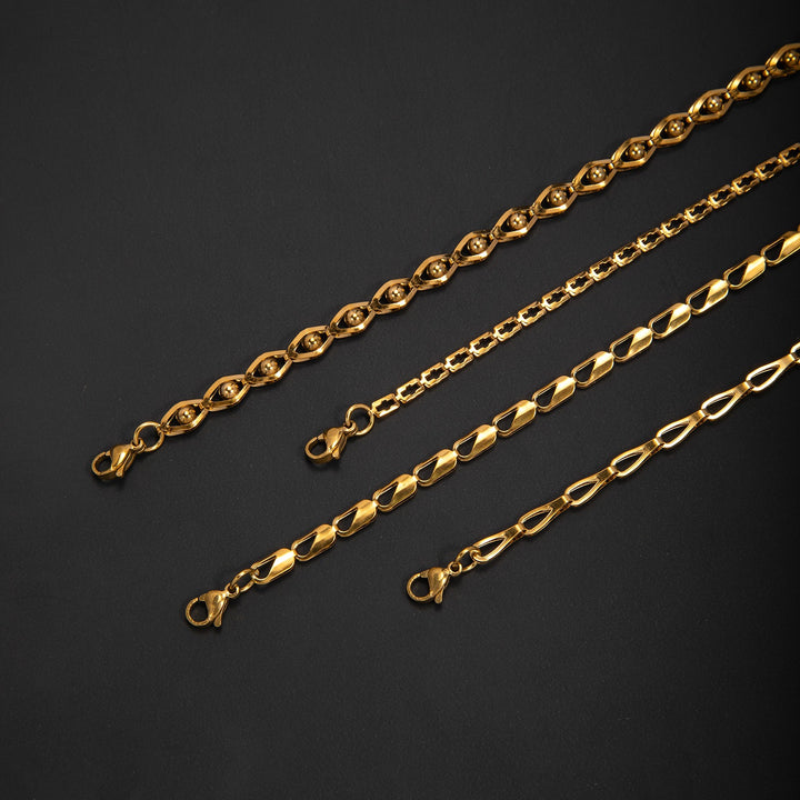 Adjustable Contemporary Link Bracelet Kalsten