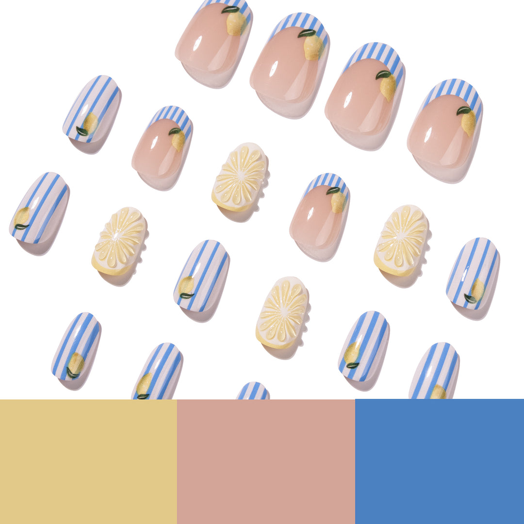Artful Nail Art with Floral and Colorful Design Kalsten