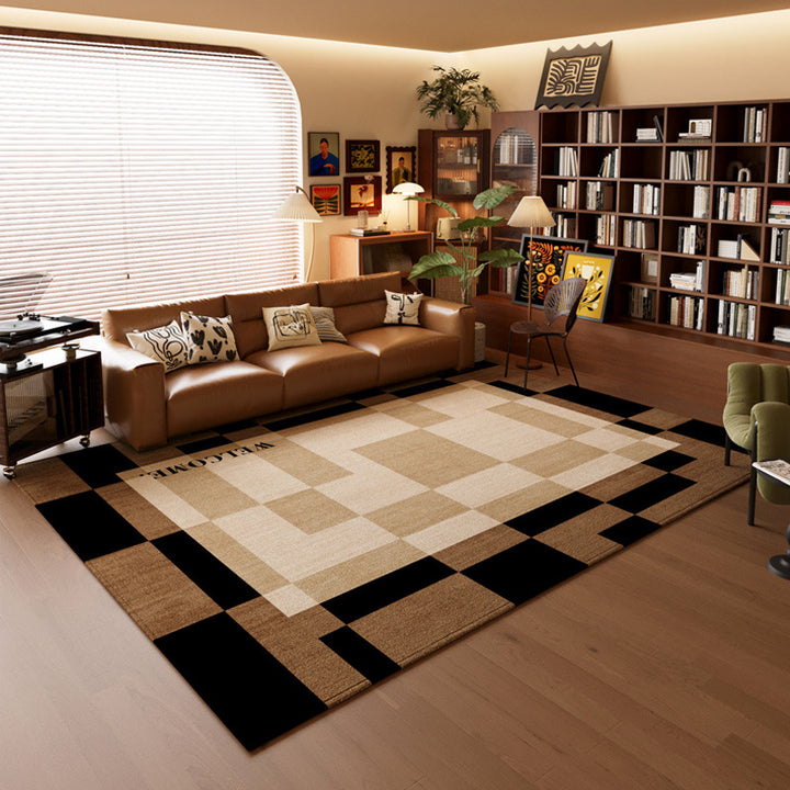 Geometric Pattern Area Carpet for Home Decor
