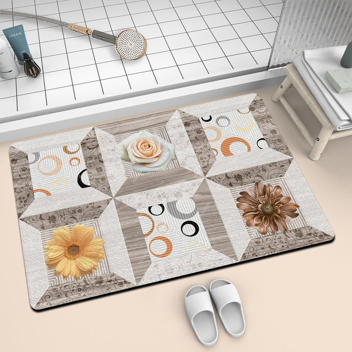 Artistic Mosaic Bath Mat Kalsten