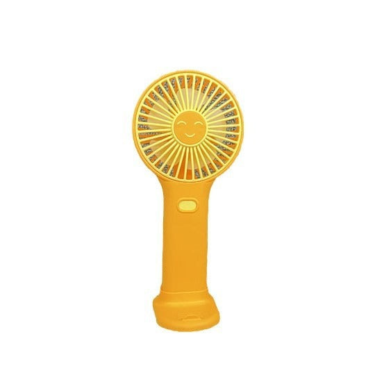 Unisex Portable Hand Fan with Integrated Mobile Phone Holder Kalsten