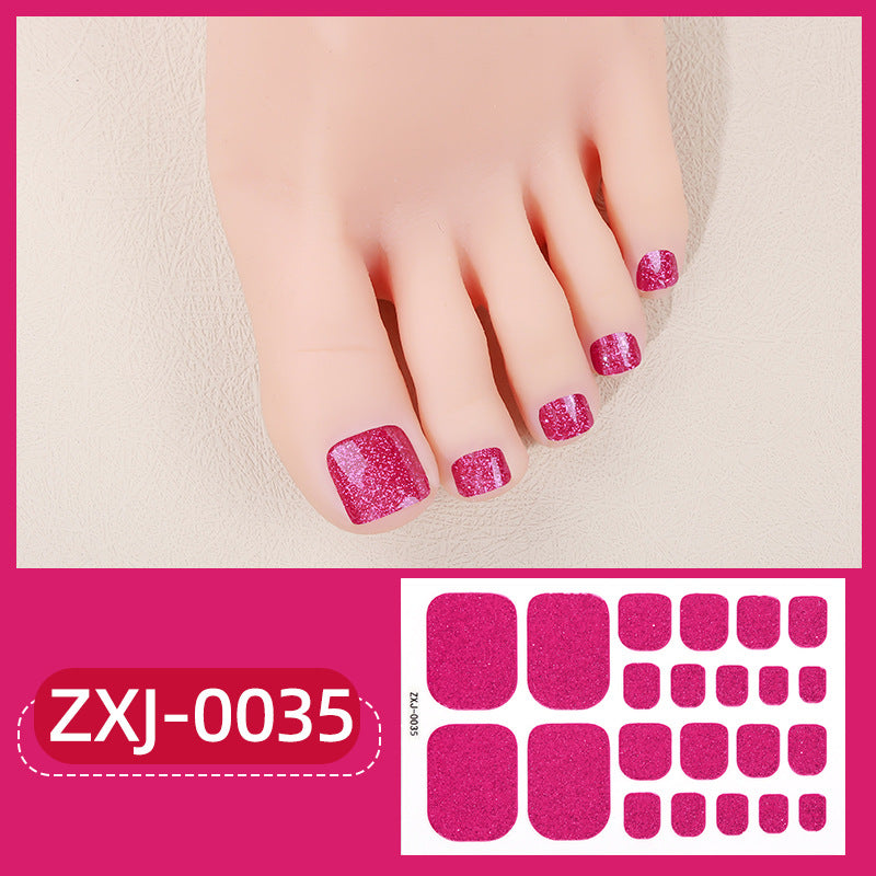 Glittery Toe Nail Wraps  1790954465