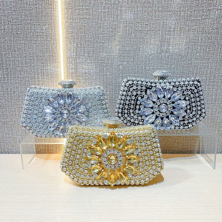Ornate Beaded Evening Clutch