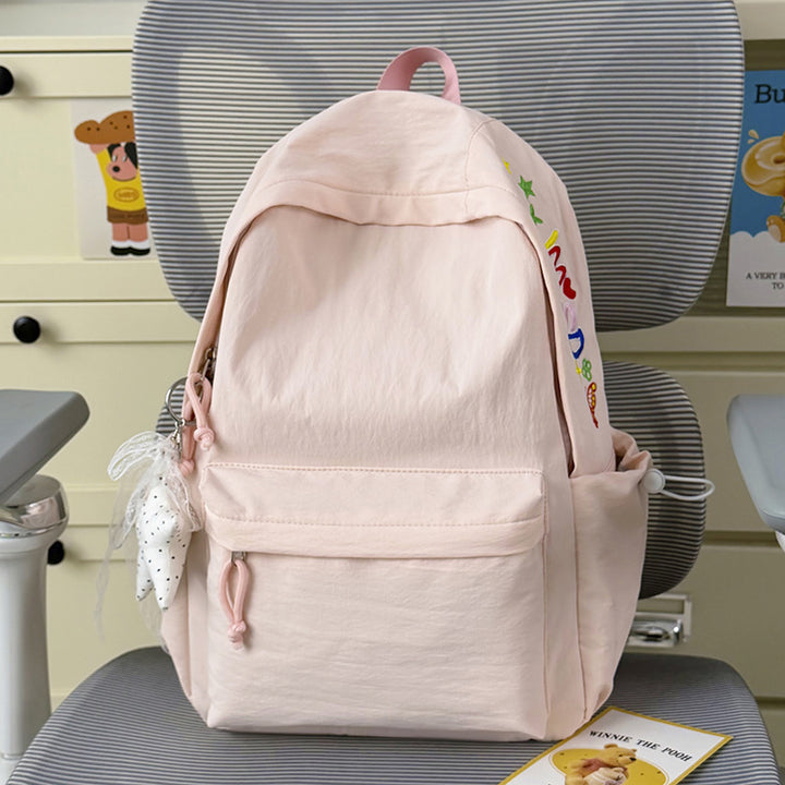 Decorative Character-Embellished Casual Backpack Kalsten
