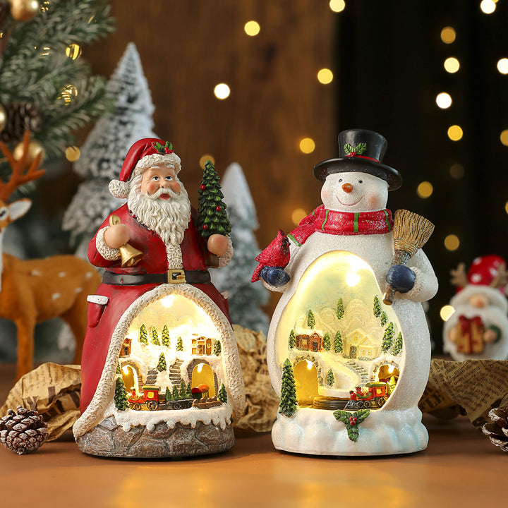 LED Light-Up Snowman Figurine Kalsten