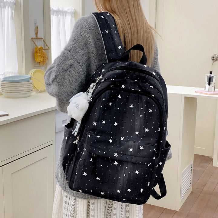 Decorative Star-Patterned Backpack Kalsten 1791205991