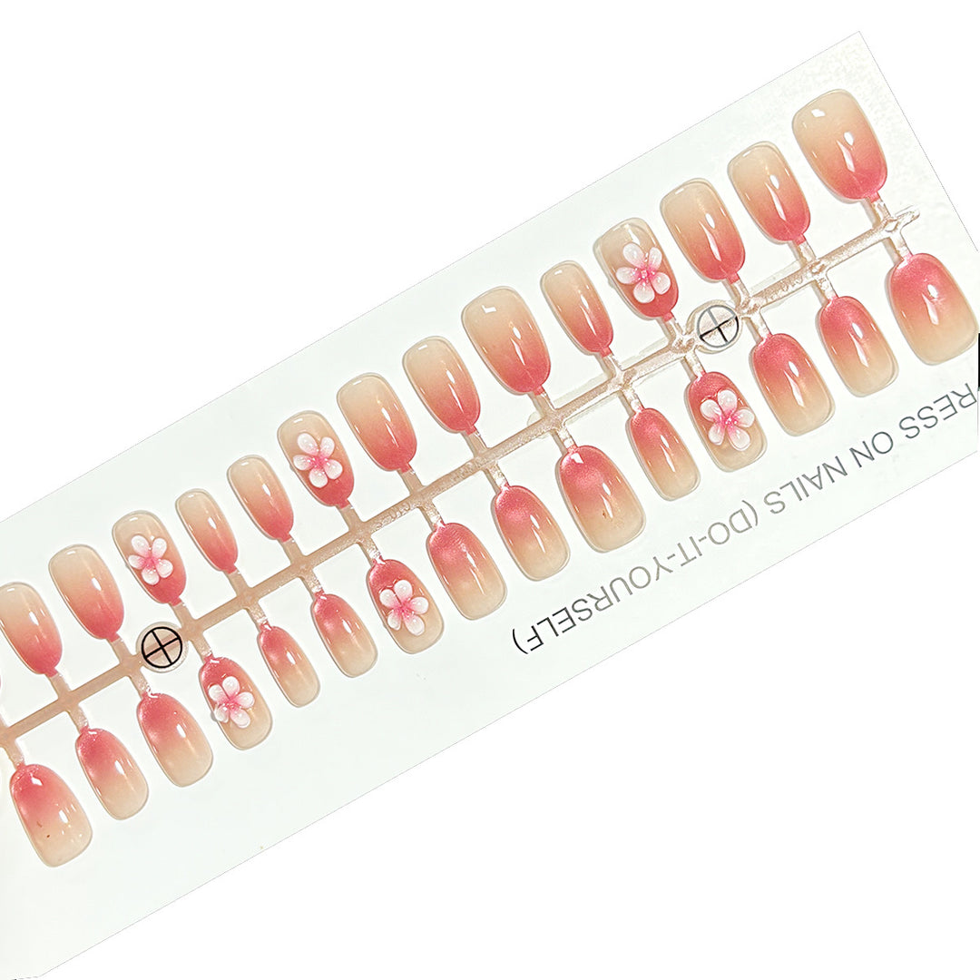 Floral Gradient Press-On Nail Set Kalsten