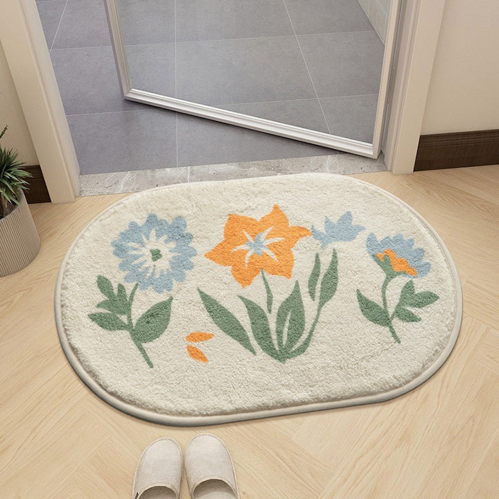 Floral Decorative Area Mat