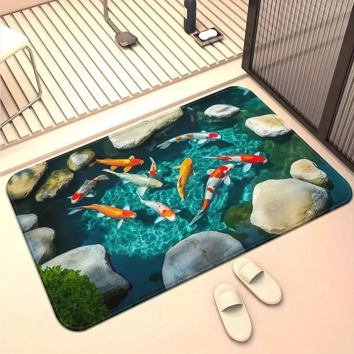 Abstract Floor Mat