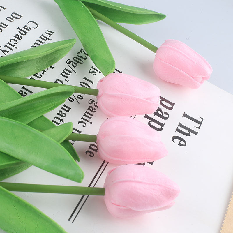 Realistic Tulip Floral Arrangement