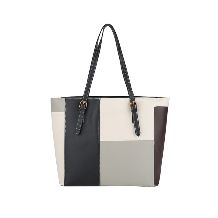 Stylish Color Block Tote Bag Kalsten