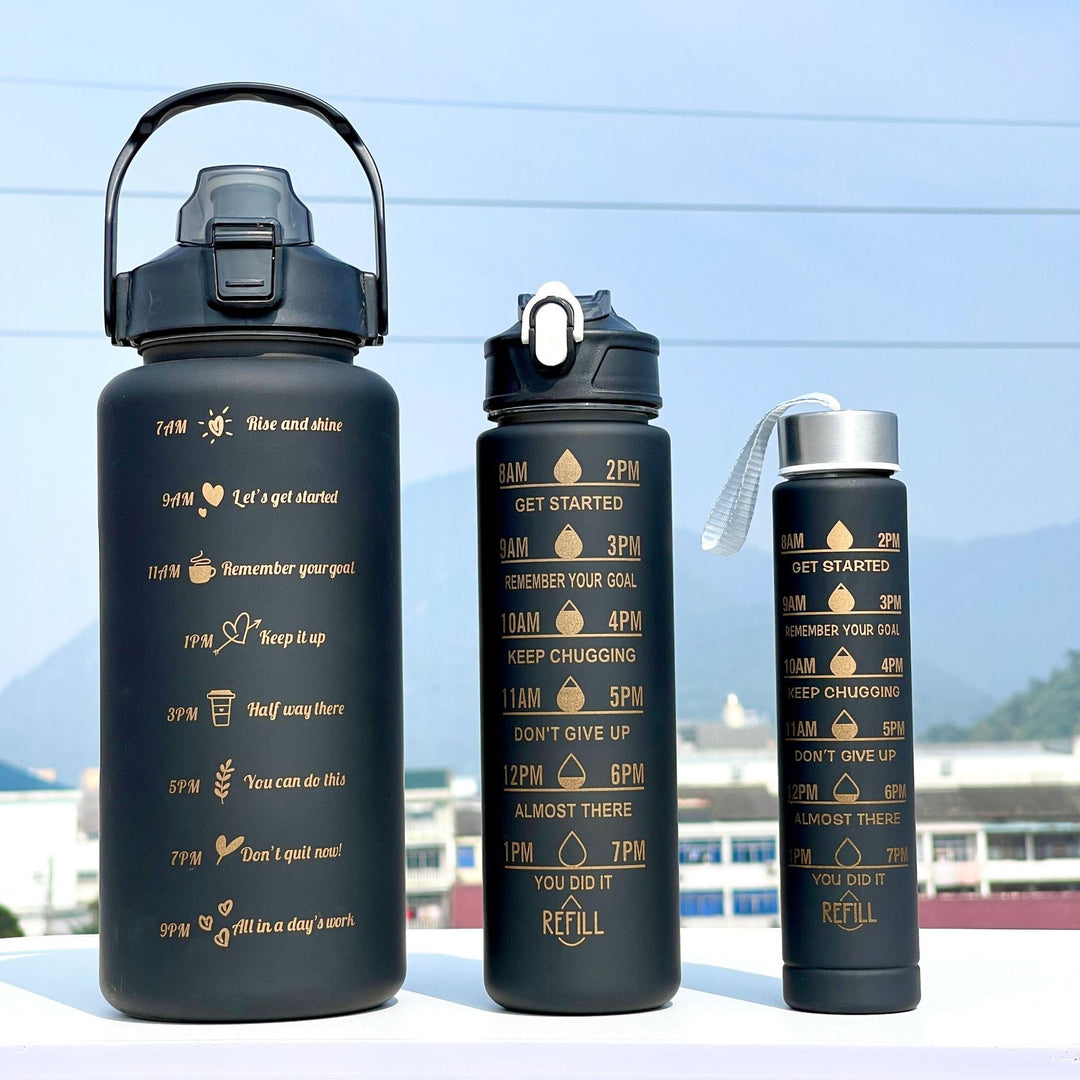 Unisex Motivating Water Bottle with Time Markings Kalsten