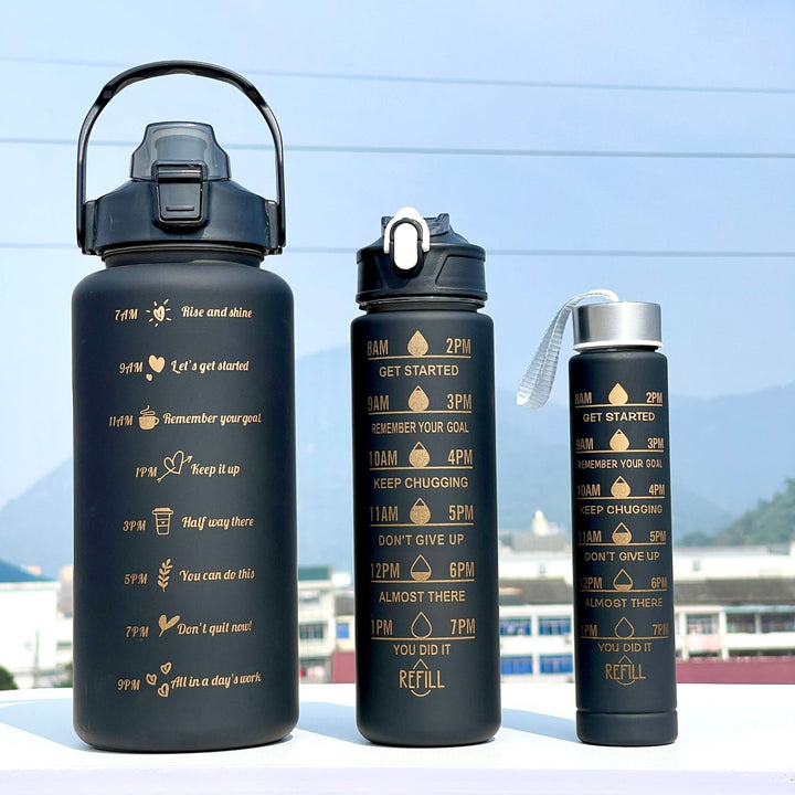 Unisex Motivating Water Bottle with Time Markings Kalsten