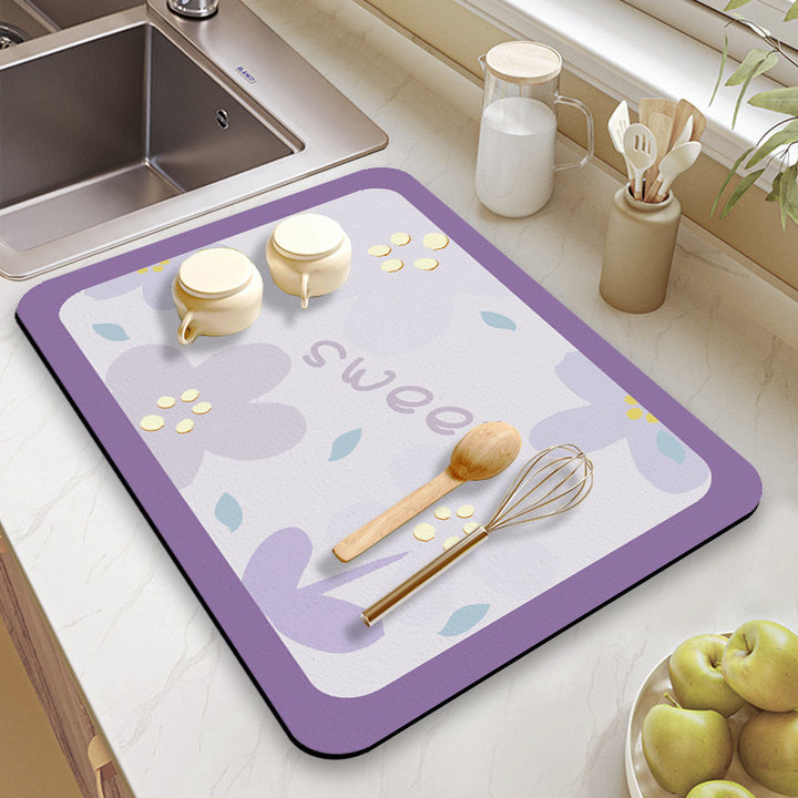 Decorative Kitchen Counter Mat