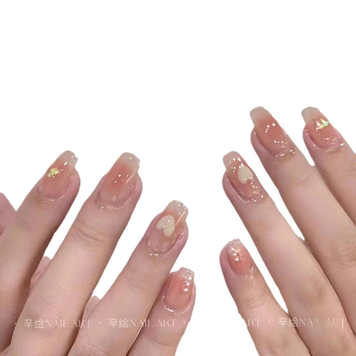 Heart Design Press-On Nails