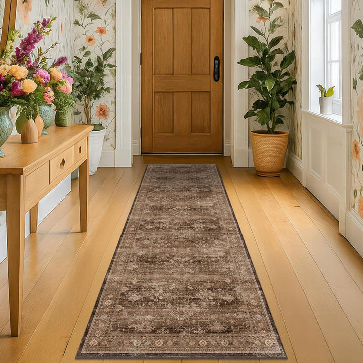 Vintage Floral Runner Carpet Kalsten