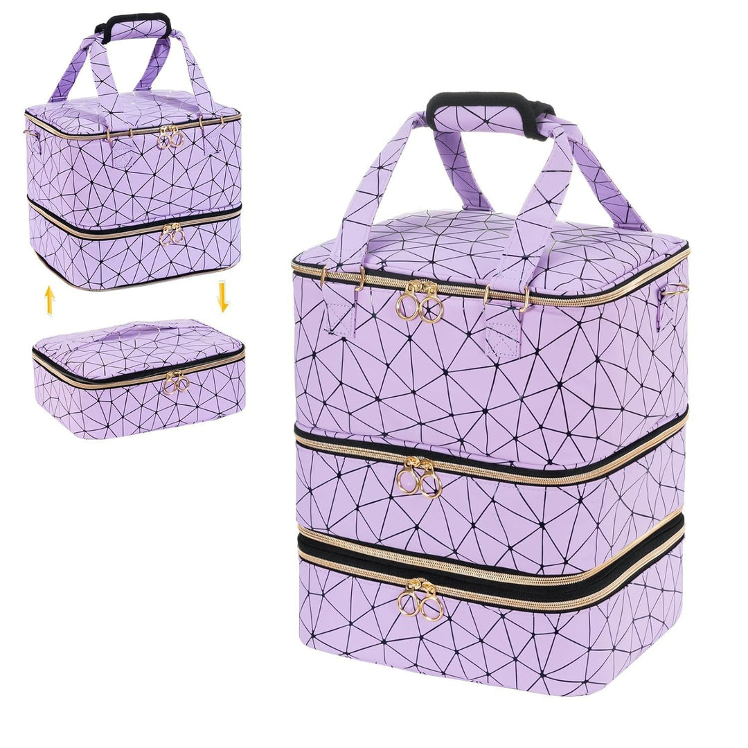 Cosmetic storage bag with multiple compartments Kalsten