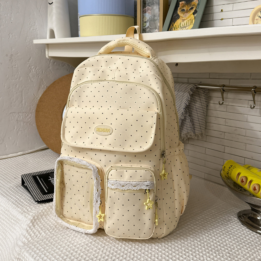 Stylish Multi-Pocket Patterned Backpack Kalsten