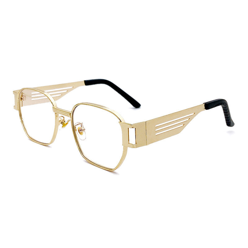 Stylish Oversized Sunglasses in Modern Metal Design Kalsten