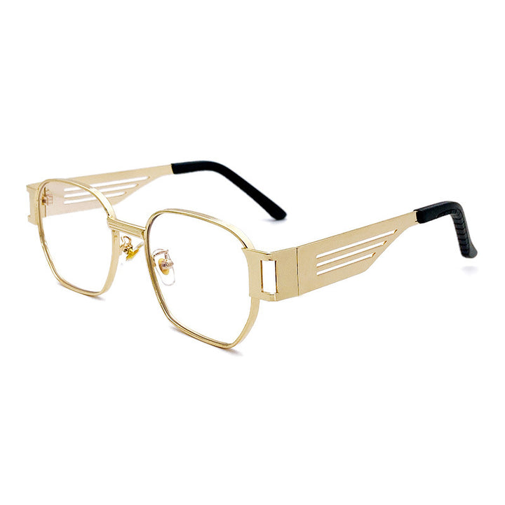Stylish Oversized Sunglasses in Modern Metal Design Kalsten