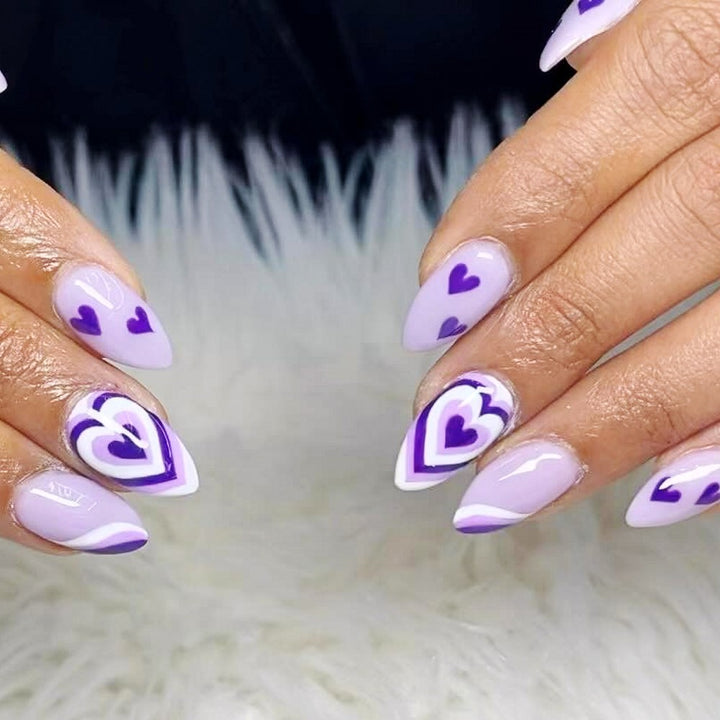 Elegant French Style Artificial Nails Kalsten