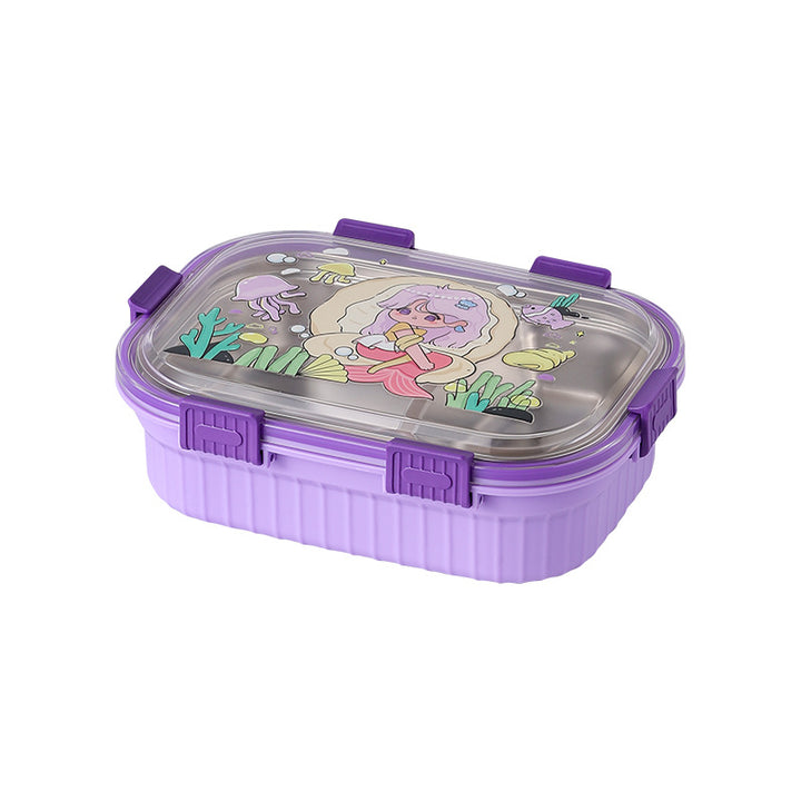 Fun-Themed Multi-Compartment Snack Storage Container