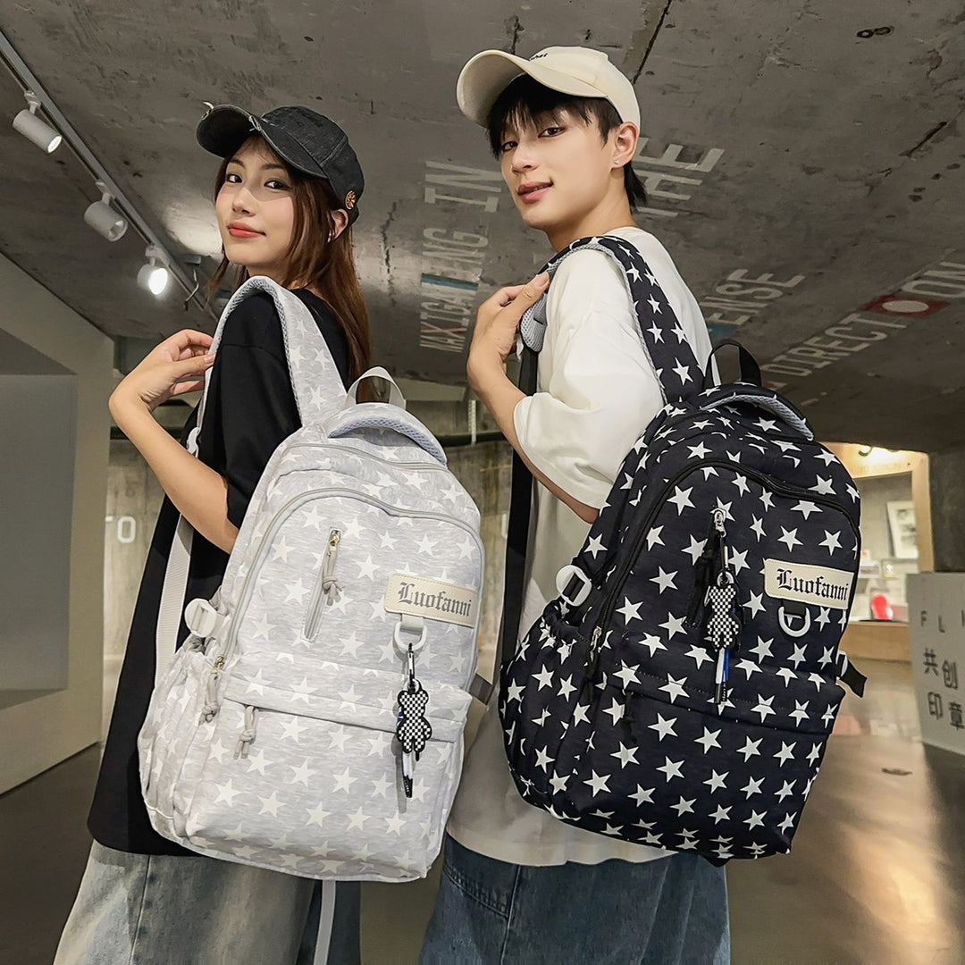 Casual Star-Patterned Backpack Kalsten 1791205638