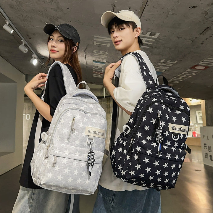 Casual Star-Patterned Backpack Kalsten 1791205638