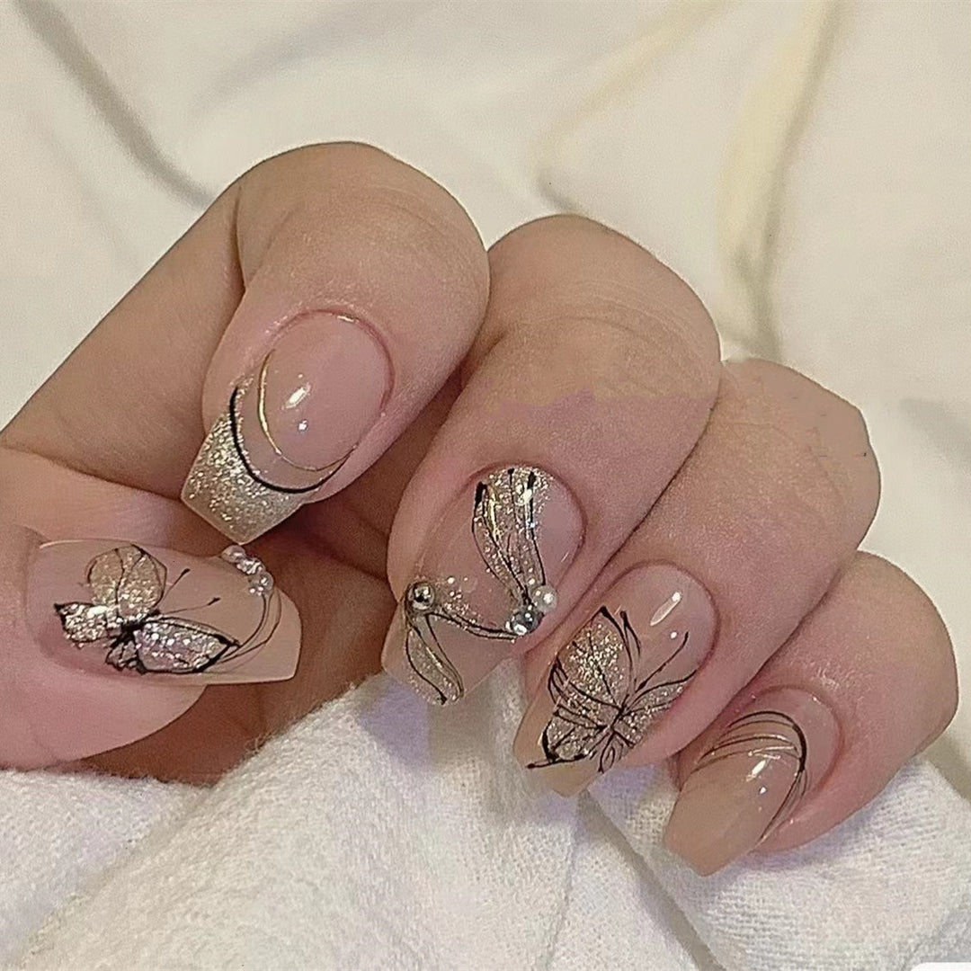 Artistic Butterfly Nail Art Set