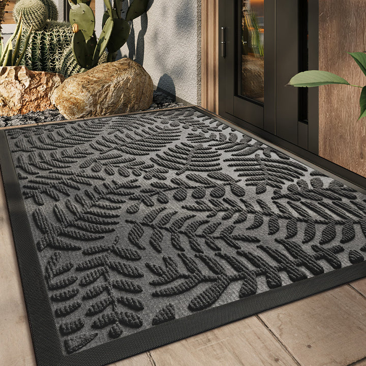 Elegant Floral Design Door Mat Kalsten